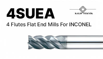 Inconel Chatter Free Karbür Freze (4SUEA Serisi)